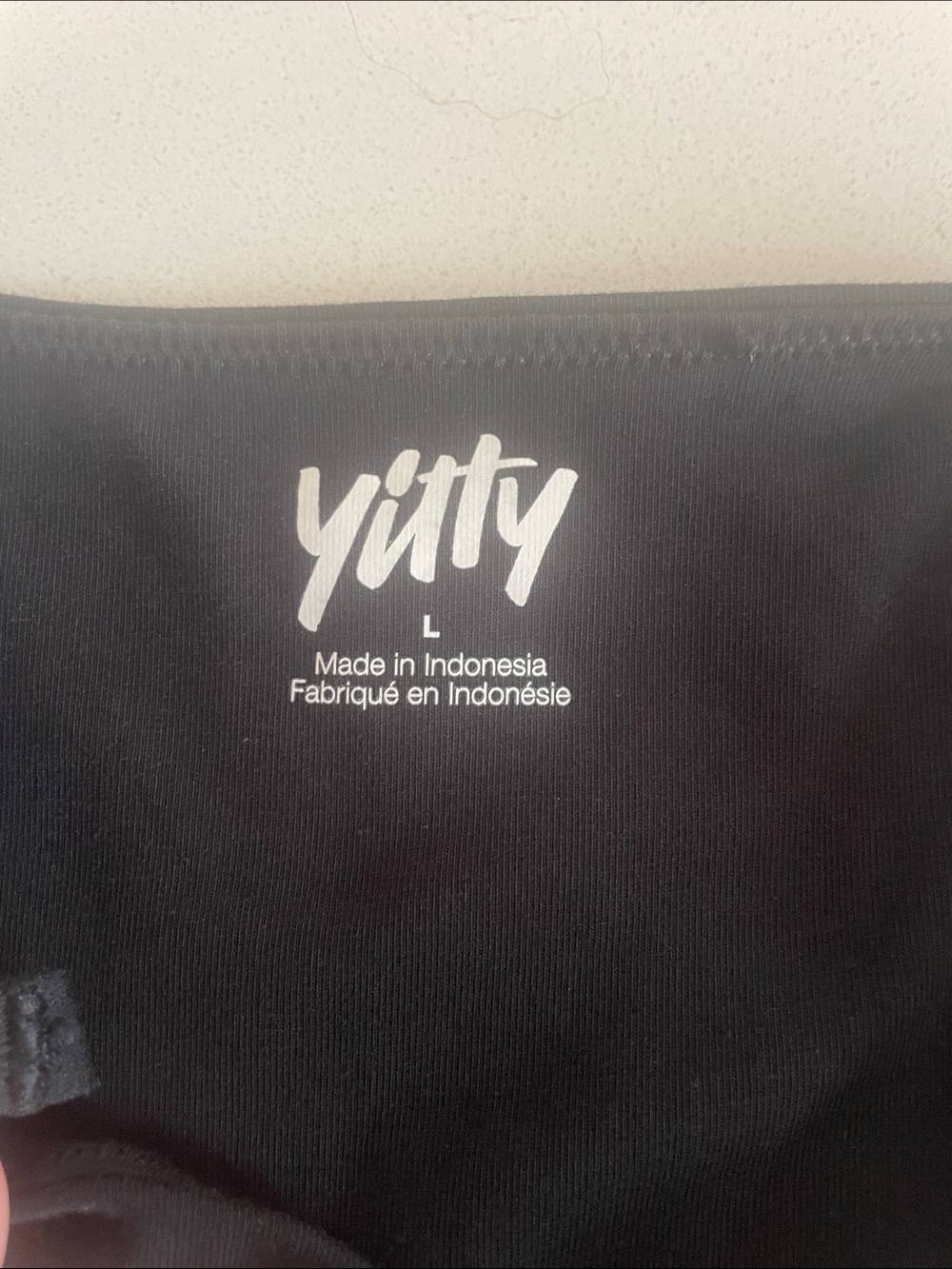 YITTY Black Cotton Seamless Shapewear Thong Bodysuit Large NWOT - Picture 8 of 9